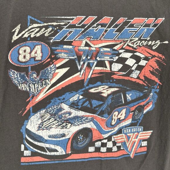 Van Halen 84 Racing Promo Rock T-Shirt Size Medium Men Women Unisex EUC - Picture 2 of 7